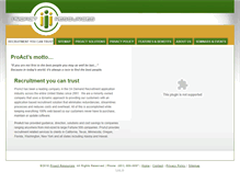 Tablet Screenshot of proactrecruitment.com
